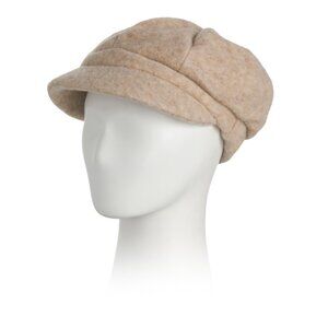 COMPLIT multi Made In Italy Wool Blend Newsboy Hat